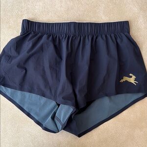 Tracksmith Women's OTQ Shorts with Gold Logo XS